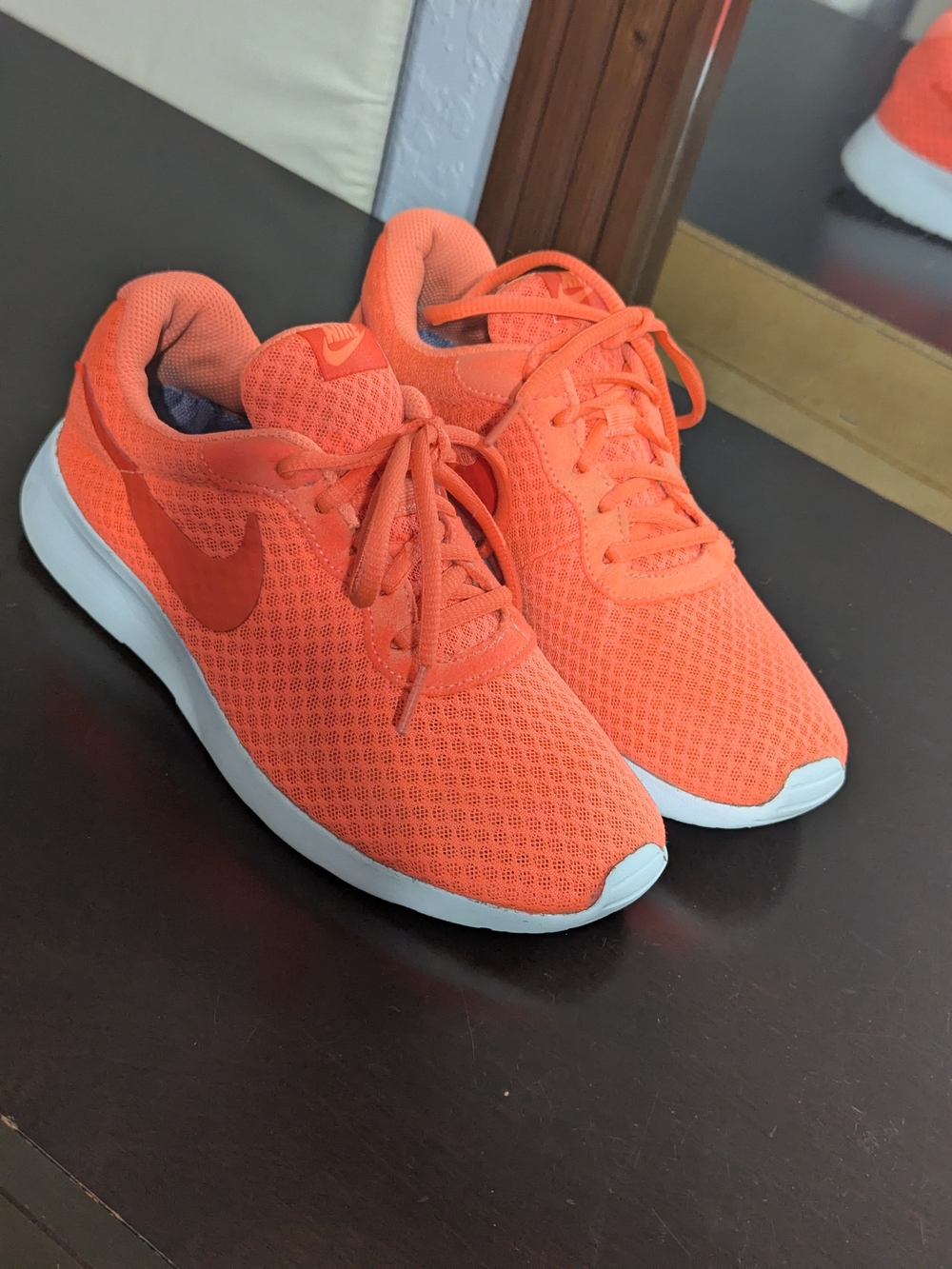Nike Orange Lightweight Running Shoes